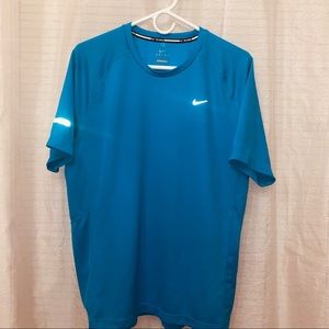 Nike Dri-FIT Miler, Men's Running Top, Blue
